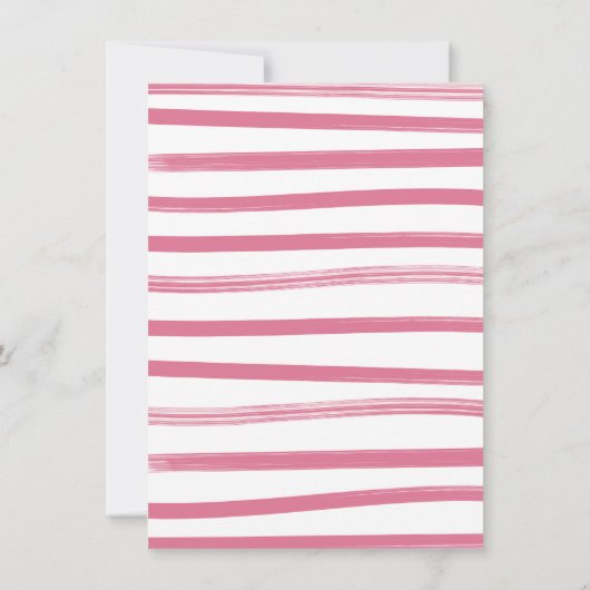 女性のカーボーイウエスタンベビーガールクロースレインベビーシャワー 招待状 (裏面)