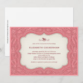 女性のカーボーイウエスタンベビーシャワー招待状 招待状 (正面/裏面)