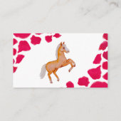 女性のカーボーイウエスタンロデオ赤ちゃんシャワーおむつラッフル エンクロージャーカード (裏面)