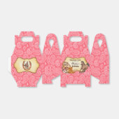 女性のカーボーイウズピンクペイズリー西パーティー贈り物 フェイバーボックス (折り畳みなし)