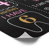 女性のカーボーイカウガールカウボーイワイルドウエスト誕生日標識 ポスター (角)