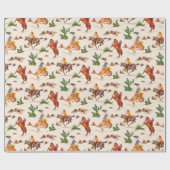 女性のカーボーイカウボーイサボラッピング紙 ラッピングペーパー (フラット)