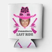 女性のカーボーイカスタム写真 缶クーラー (正面)