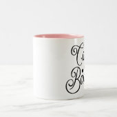 女性のカーボーイカントリーガールウエスタンライン踊りロデオ ツートーンマグカップ (中央)