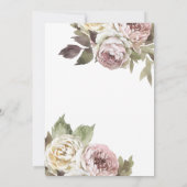 女性のカーボーイカントリーベビーシャワー招待状 招待状 (裏面)