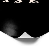 女性のカーボーイカントリー母ウェスタン美学引用文ブラック ポスター (コーナー)