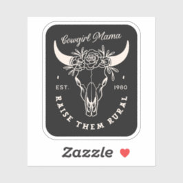 女性のカーボーイカントリー母ダークウェスタンの美学 シール