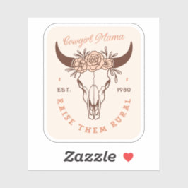 女性のカーボーイカントリー母ホームステッド農場生活美学 シール