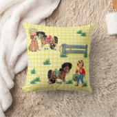 女性のカーボーイキッズウマズウェスタンベビーギフト クッション (ブランケット)