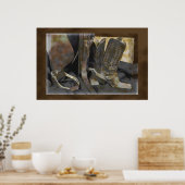 女性のカーボーイギア03ポスター ポスター (キッチン)