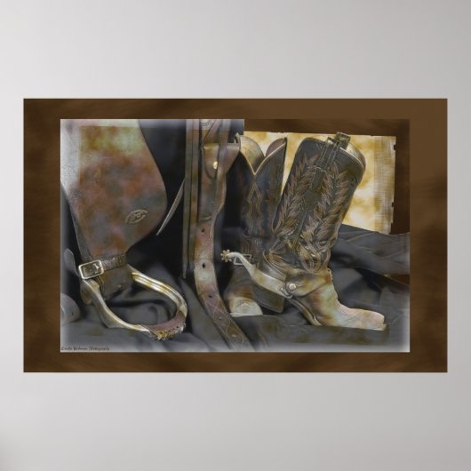 女性のカーボーイギア03ポスター ポスター (正面)