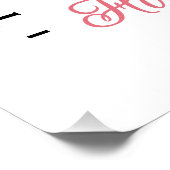 女性のカーボーイクリスマスクラブガールズピンク美学 ポスター (コーナー)