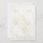 女性のカーボーイコラージュのアールデコスタイル。 サンキューカード (裏面)