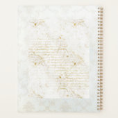 女性のカーボーイコラージュのアールデコスタイル。 プランナー手帳 (裏面)