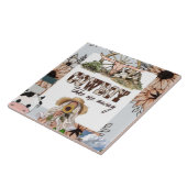 女性のカーボーイコースター タイル (側面)