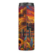 女性のカーボーイサマー – サンセット、サース&サザンチャーム タンブラー (裏面)