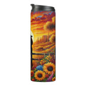 女性のカーボーイサマー – サンセット、サース&サザンチャーム タンブラー (回転右)