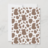 女性のカーボーイサンキューカード | Girl Westerありがとう サンキューカード (裏面)