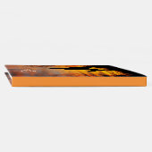 女性のカーボーイサンセットライドゲストブック ゲストブック (背)