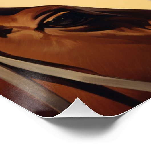 女性のカーボーイスピリットのエコー:ワイルドウエストウイスパー ポスター (コーナー)