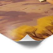 女性のカーボーイスピリットのエコー:ワイルドウエストウイスパー ポスター (コーナー)