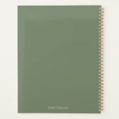 女性のカーボーイスピリットウェスタンプランナー プランナー手帳 (裏面)