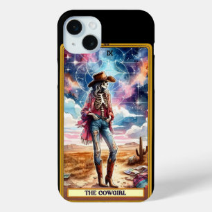 女性のカーボーイタロットカードコレクション iPhone 15 MINIケース