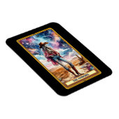 女性のカーボーイタロットカード磁石 マグネット (右側)
