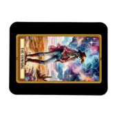 女性のカーボーイタロットカード磁石 マグネット (横)