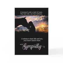 女性のカーボーイテンダーモーメント馬ペット同情カード