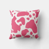 女性のカーボーイテーマコウィドピンクと白 クッション (裏面)