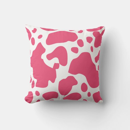 女性のカーボーイテーマコウィドピンクと白 クッション (正面)