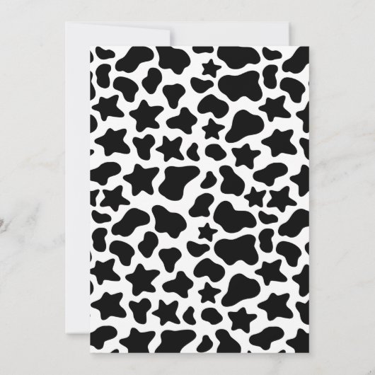 女性のカーボーイディスコアインマイファーストロデオ誕生日 招待状 (裏面)