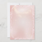 女性のカーボーイディスコダンステーマパーティーの招待 招待状 (裏面)