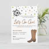 女性のカーボーイディスコバチェロレッテレッツゴーガールズ 招待状 (スタンド正面)