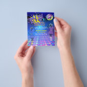 女性のカーボーイディスコバチェロレッテレッツラストライドロデオ チラシ (手)