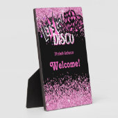 女性のカーボーイディスコバチェロレッテレッツラストライドロデオ フォトプラーク (側面)