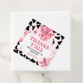 女性のカーボーイディスコバースデーパーティースクエア フェイバータグ (インサイチュ)