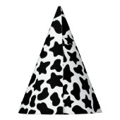 女性のカーボーイディスコピンクファーストロデオ パーティーハット (裏面)