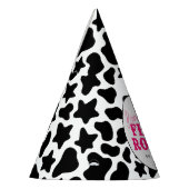 女性のカーボーイディスコピンクファーストロデオ パーティーハット (左)