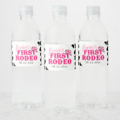 女性のカーボーイディスコピンクファーストロデオ ペットボトルラベル (ボトル)