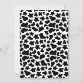 女性のカーボーイディスコピンクファースト感謝していロデオY'all 招待状 (裏面)