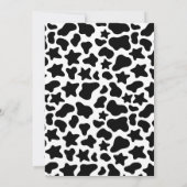 女性のカーボーイディスコファーストロデオ誕生日招待状 招待状 (裏面)