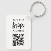 女性のカーボーイディスコ買バチェロレッテザブライドAドリンク キーホルダー (裏面)