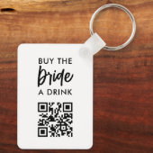 女性のカーボーイディスコ買バチェロレッテザブライドAドリンク キーホルダー (裏面)