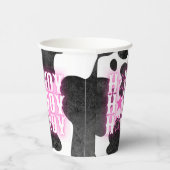 女性のカーボーイディスコ飲用杯 紙コップ (右)