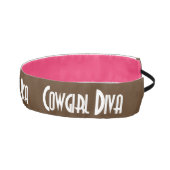 "女性のカーボーイディヴァ"ヘアバンド アスレチックヘッドバンド (右)
