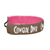 "女性のカーボーイディヴァ"ヘアバンド アスレチックヘッドバンド (左)