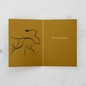 女性のカーボーイドリームズスイートドリームズカード カード (内部)