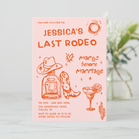 女性のカーボーイナッシュビルラストロデオバチェロレッテウィークエンド 招待状 (スタンド正面)
